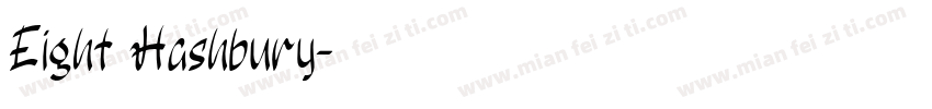 Eight Hashbury字体转换